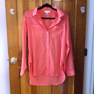 Calvin Klein button down tunic top